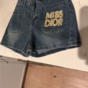 Blue Denim Women's Shorts